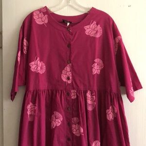 Sig Zane Liko Lehua Button Down Dress